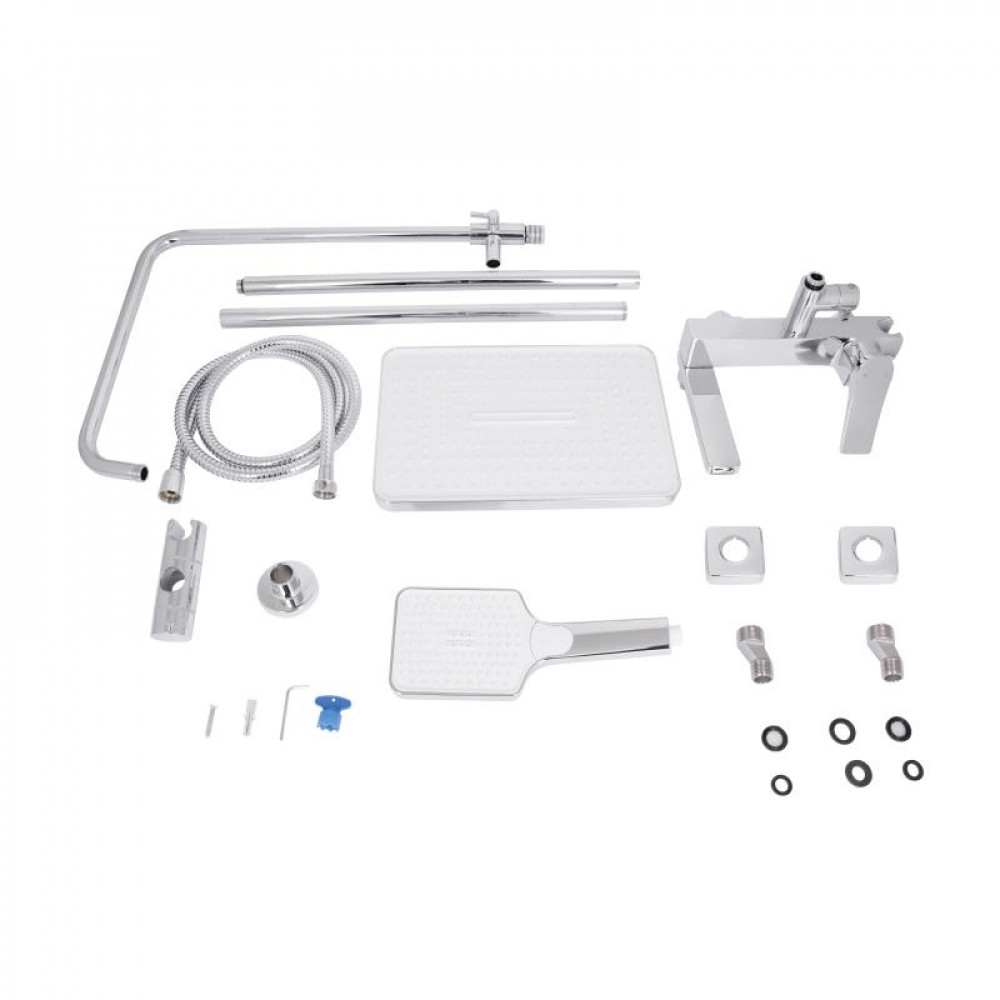 Душова система універсальна Qtap Nando на три споживача (з виливом) QTNAN111CRM48653 Chrome SD00054777