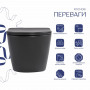 Унітаз підвісний Qtap Robin Ultra Quiet 520×365×340 мм, Anthracite, з сидінням Slim Duroplast / Soft-close / Quick Release QTROB26AN48995 SD00055119