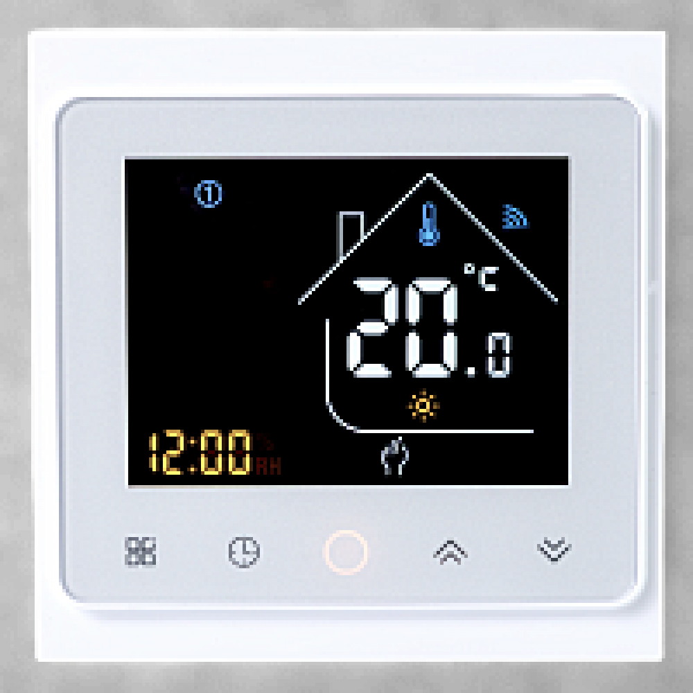 117341 Термостат з ZigBee управлінням Tervix Pro Line для газового/електричного котла, білий 117341