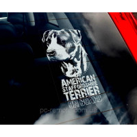 Американський Стаффордширський Тер'єр (American Staffordshire terrier) стикер