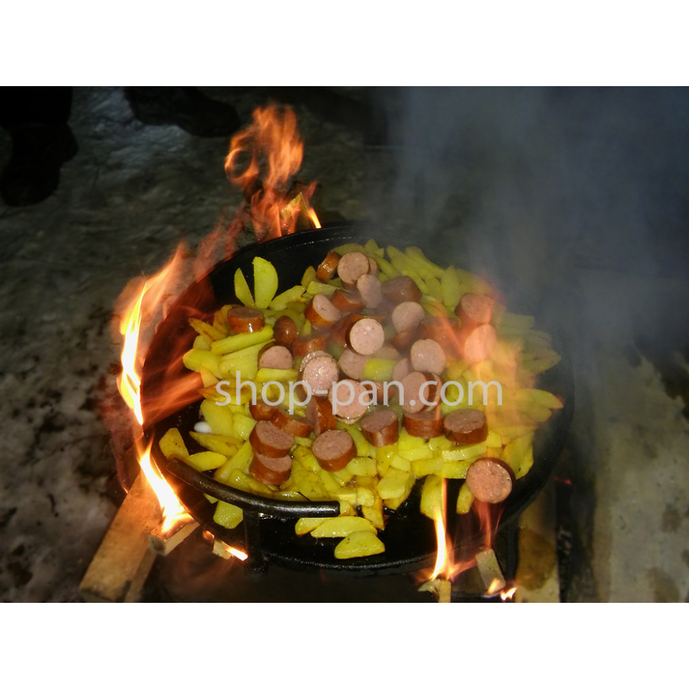 Сковорода борони з кришкою для пікніка, з диска для багаття 2425819300