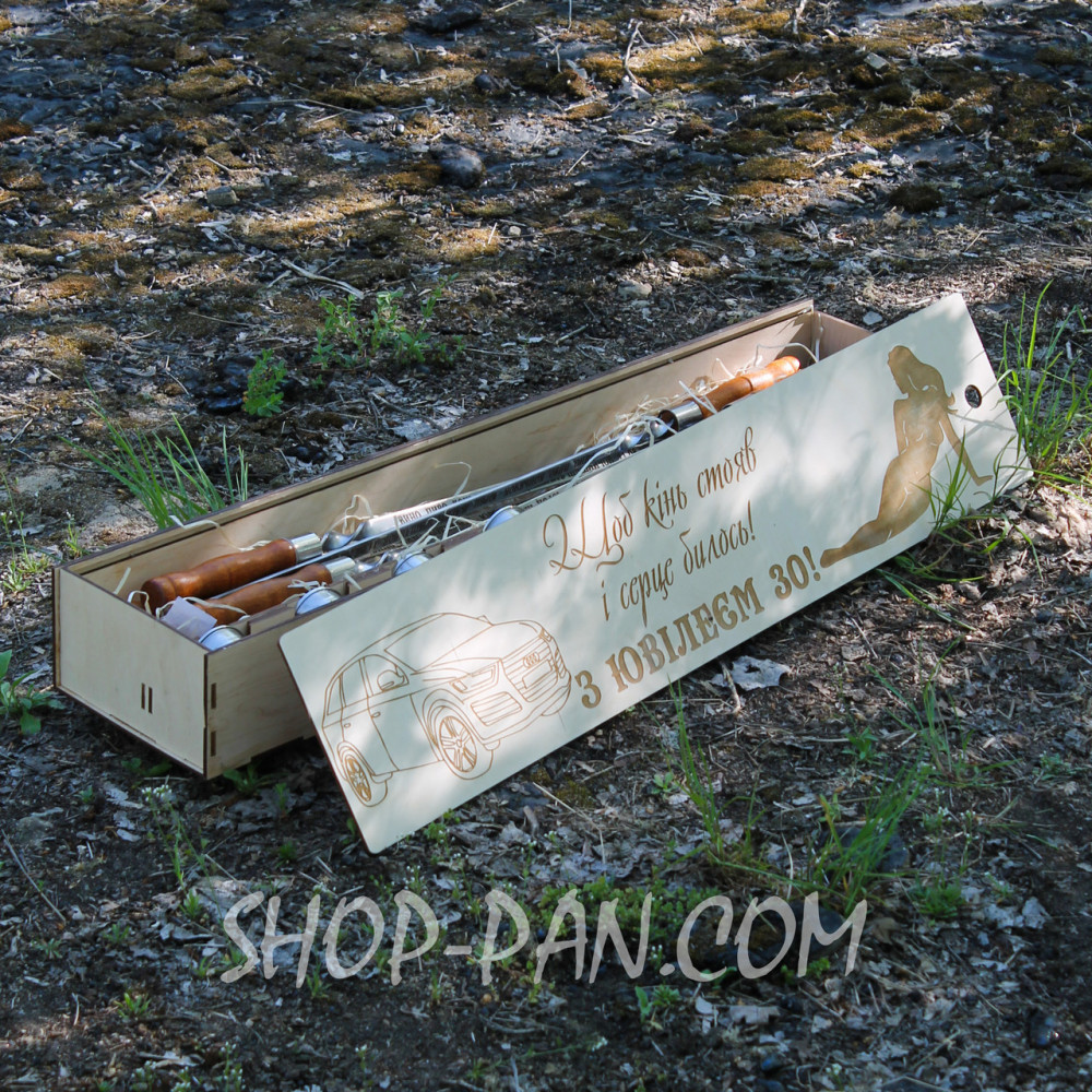 Тубус для шампурів з унікальним малюнком 2425821596