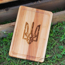 Кухонна дошка з гравіруванням - Герб України