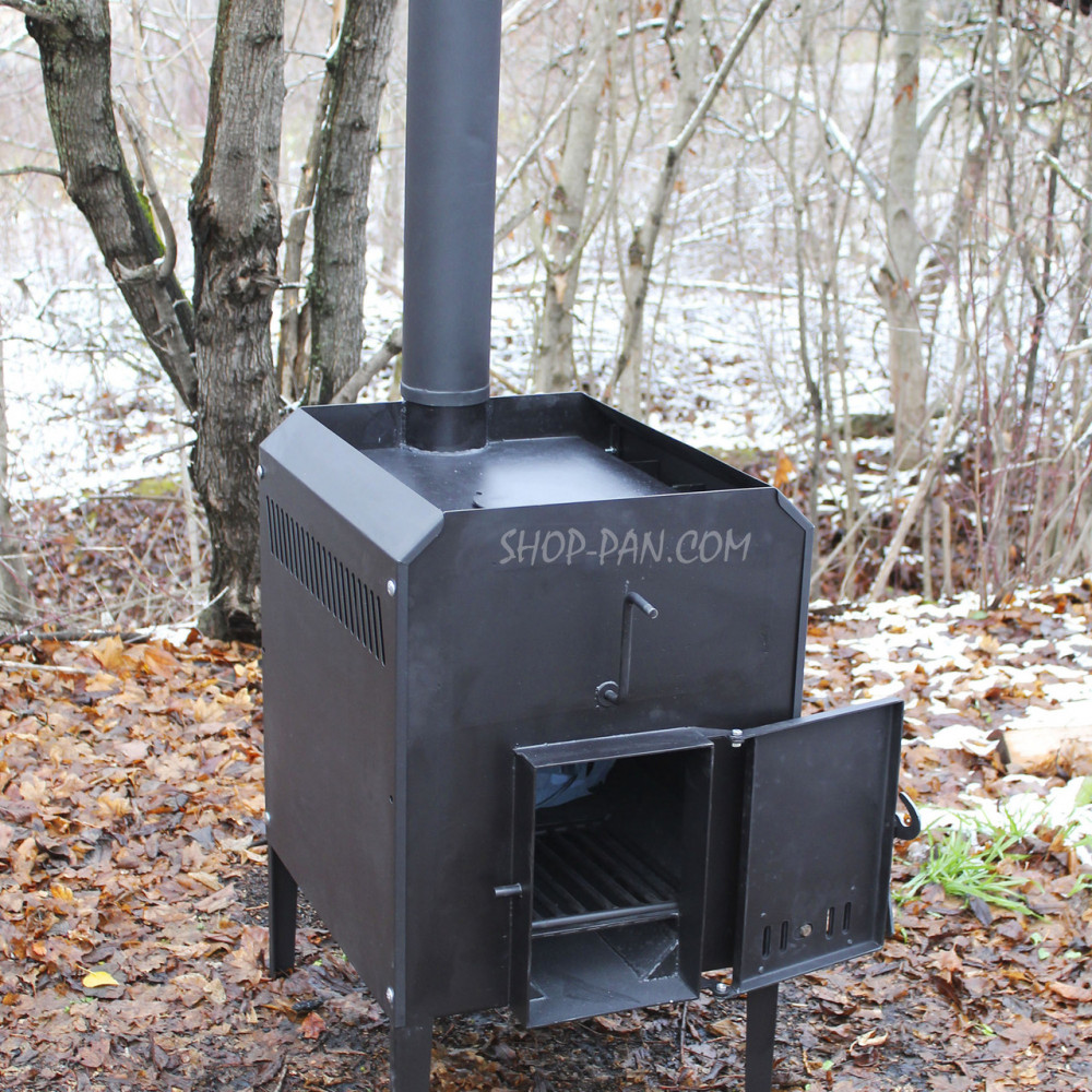 Буржуйка 3 мм SHOP-PAN для обігріву та приготування їжі 2425824734