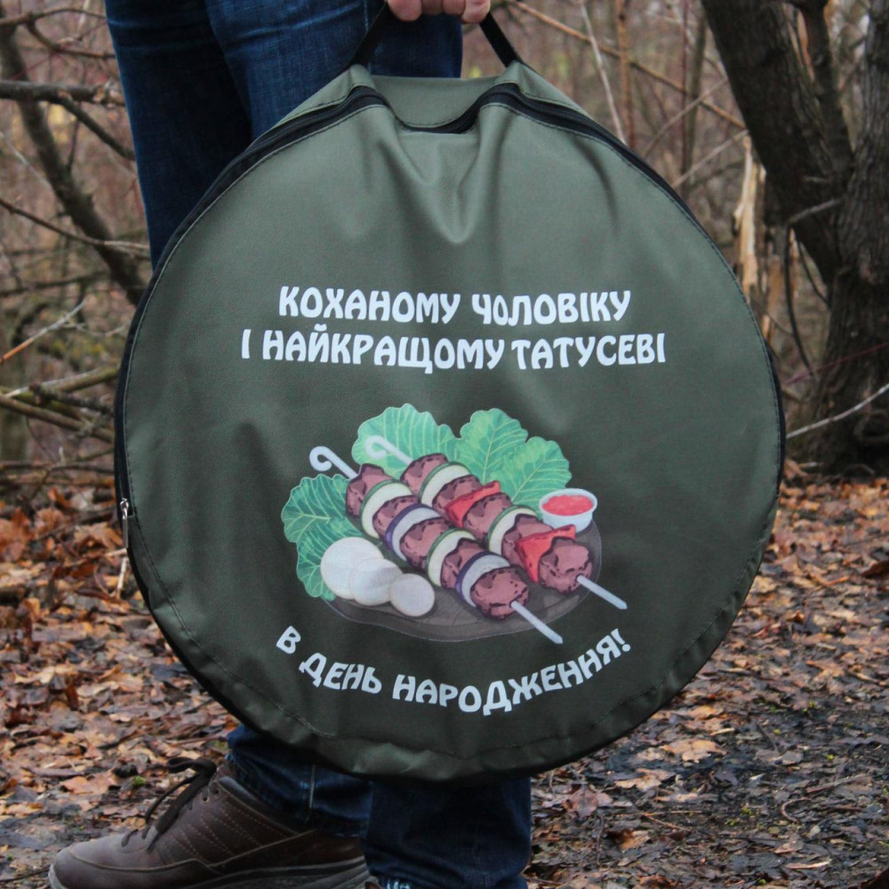 Чохол зелений (оксфорд)/сумка для сковороди з диска борони 60 см 2425825588