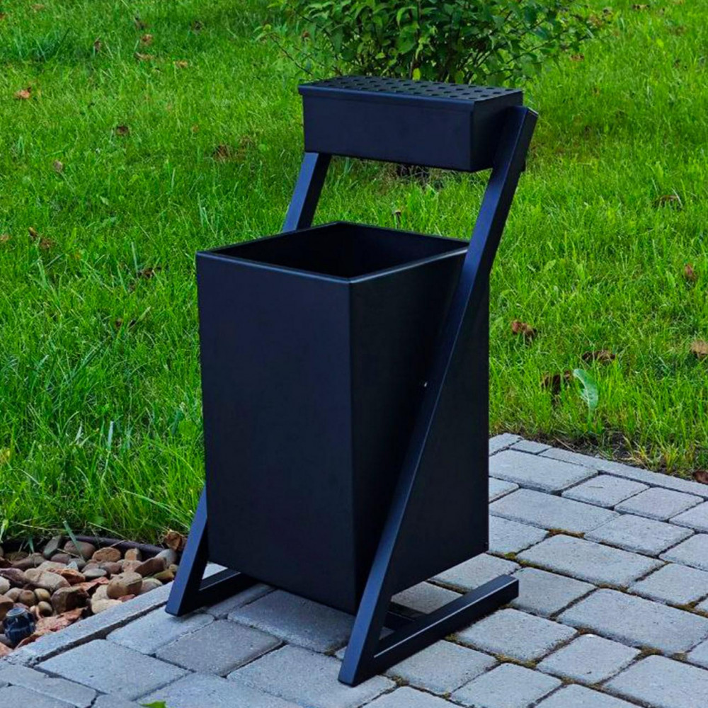 Урна вулична з попільничкою 25 л SPU0001