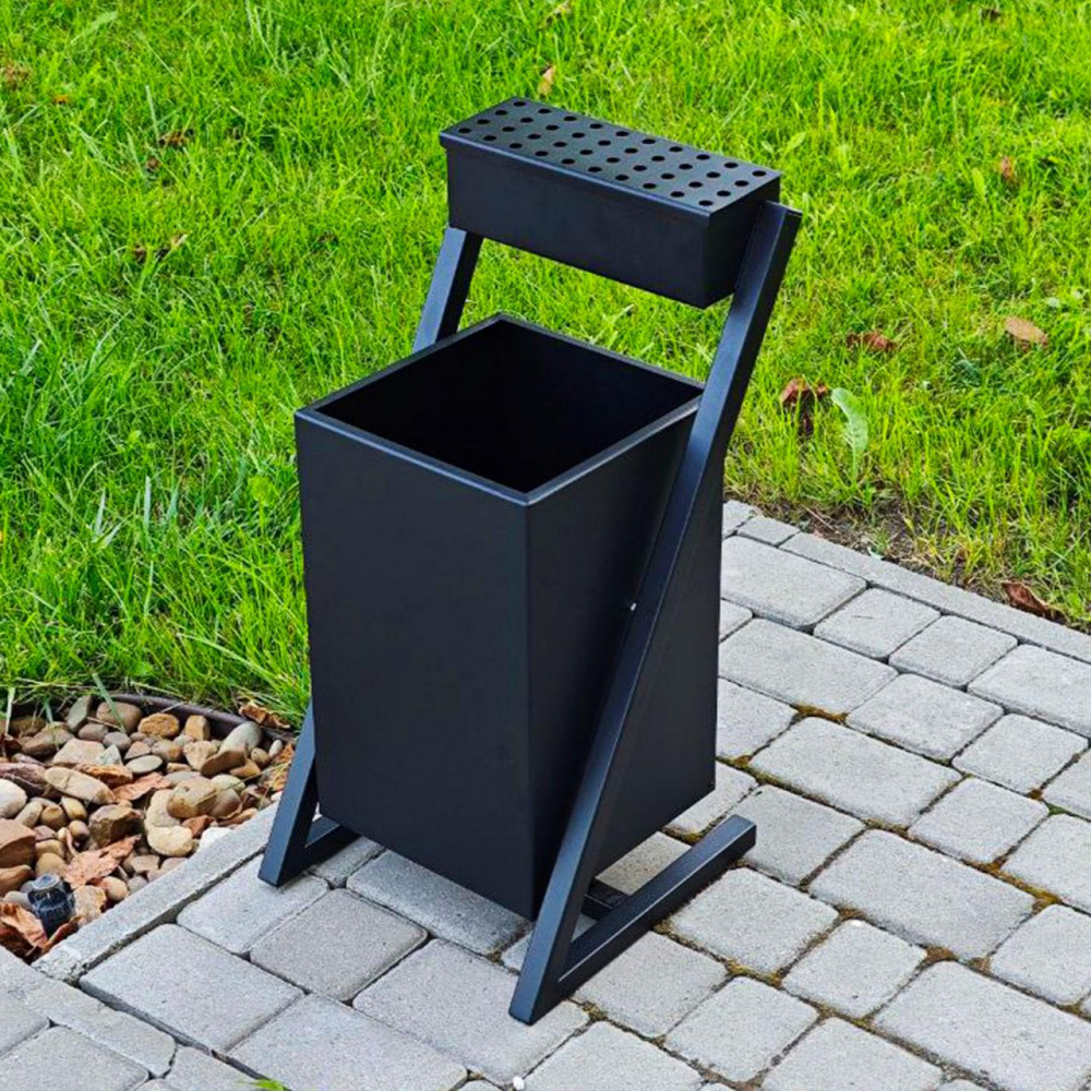 Урна вулична з попільничкою 25 л SPU0001