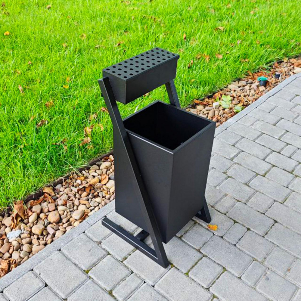 Урна вулична з попільничкою 25 л SPU0001