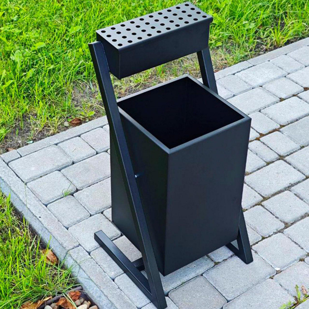 Урна вулична з попільничкою 25 л SPU0001