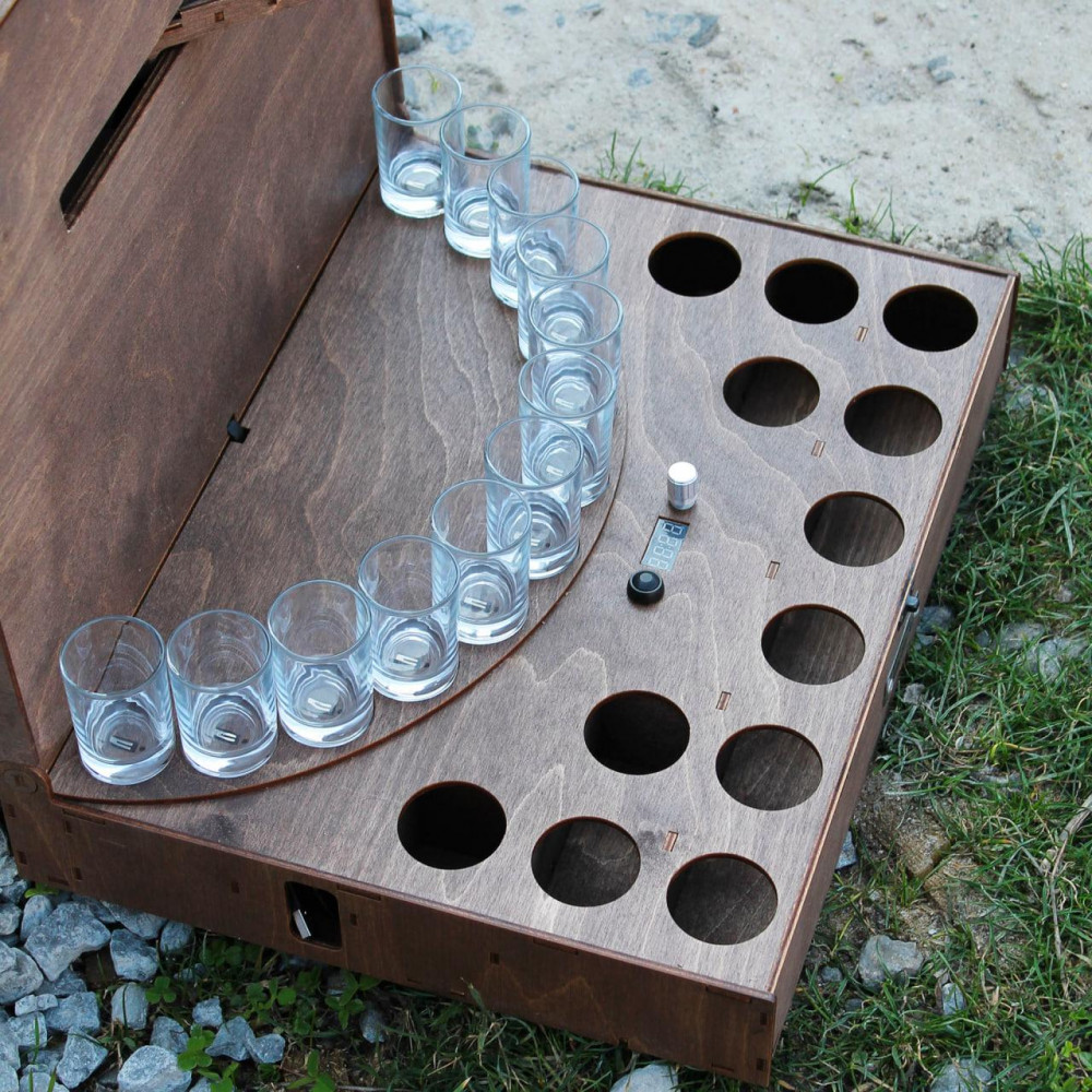 Наливатор алкогольний для напоїв на 12 чарок з вбудованим акумулятором, Автобармен 2828763842