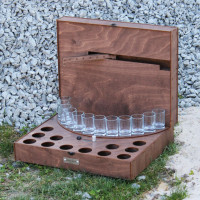 Наливатор алкогольный для напитков на 12 рюмок со встроенным аккумулятором, Автобармен