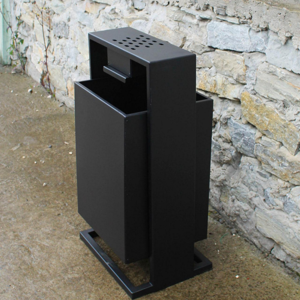 Урна вулична з попільничкою 50 л SPU0002