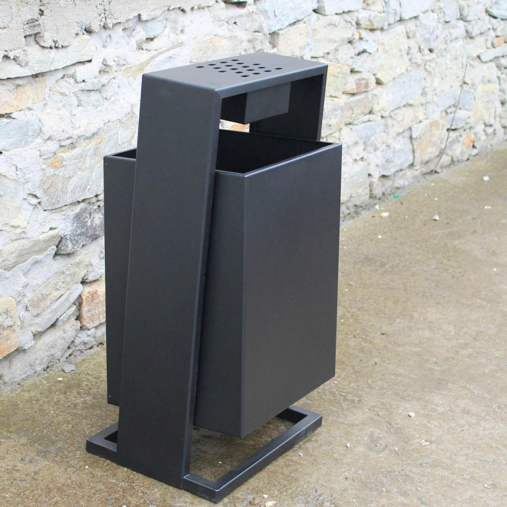 Урна вулична з попільничкою 50 л SPU0002