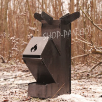 Турбо печь для кемпинга с высокой производительностью