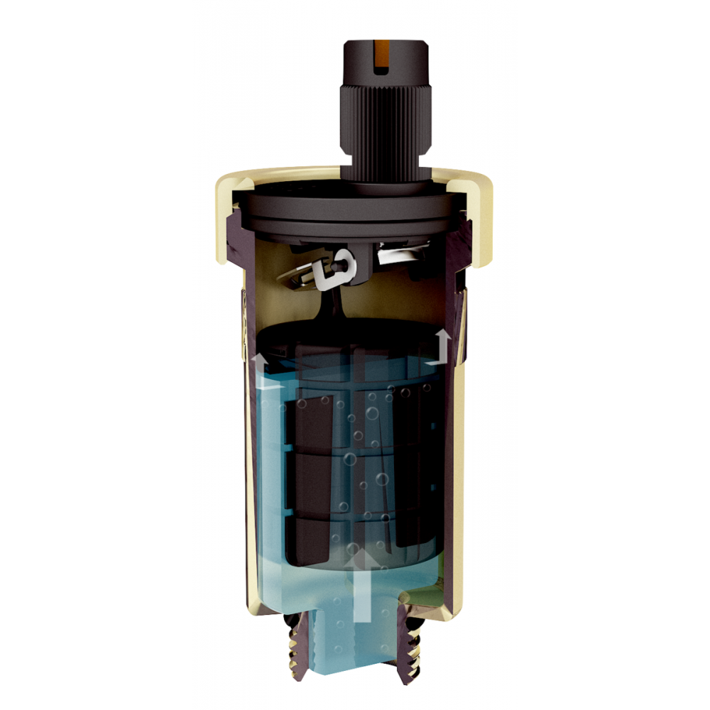 7771010 Автоматичний розповітрювач PrimoVent G3/8" з Aquastop латунь 7771010