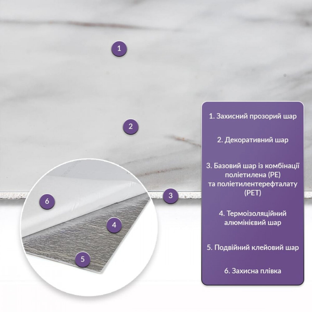 Самоклеящаяся стеновая PET плитка 600х300х2мм SW-00002327 SW-00002327