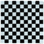 Мозаика из декоративного стекла 298х298х4,5мм Шахматка SW-00002366 SW-00002366
