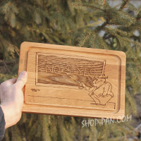 Кухонна дошка з гравіруванням  $