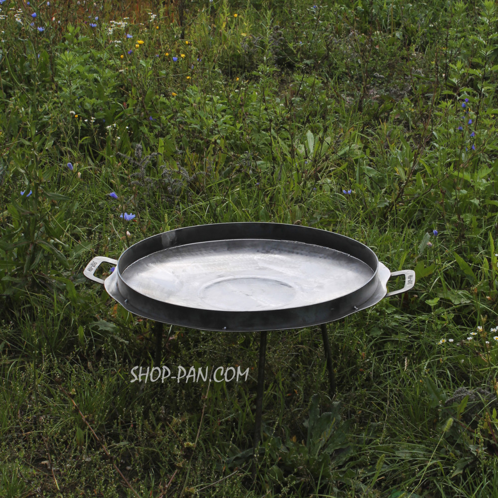 Сковорода з Б/У диска борони 55 см з бортом кришкою й чохлом 2425824648
