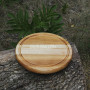 Менажниця дерев'яна 25 см, кругла, на 4 секції, двостороння 2425824561