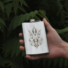 Фляга з індивідуальним гравіюванням — Тризуб