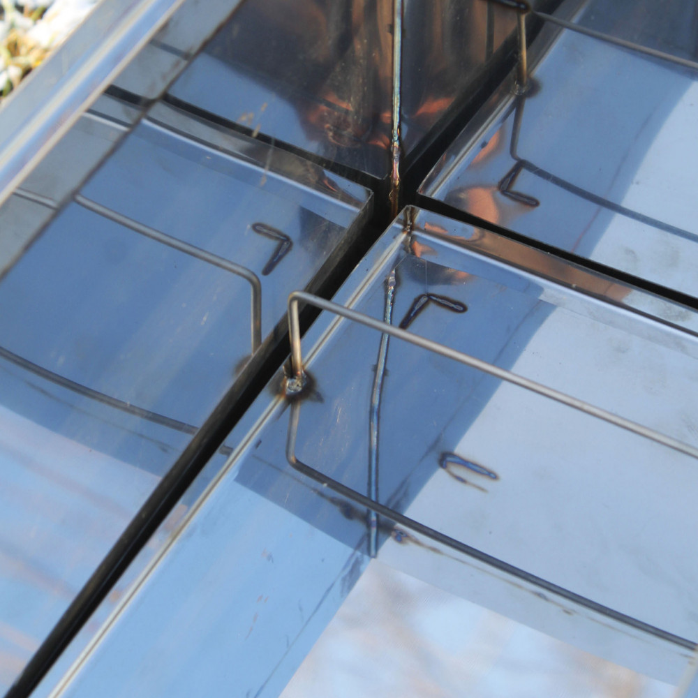 Коптильня гарячого копчення з неіржавкої сталі 305х550х280 1.5 мм 2425824774