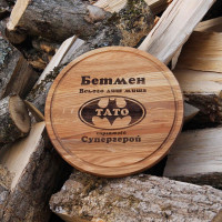 Кухонна дошка з гравіруванням - бэтмен всього лиш миша