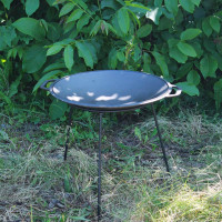 Сковорода чугунная 45 см с подставкой