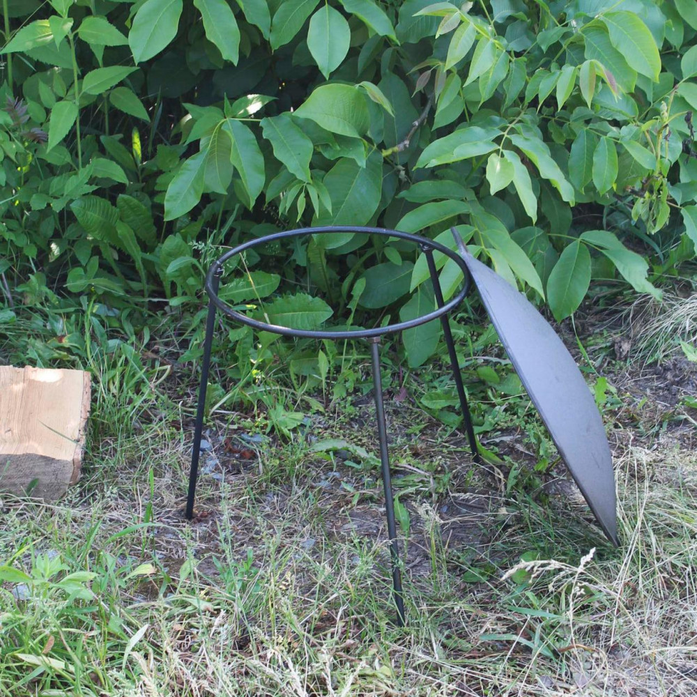 Сковорода чавунна 45 см з підставкою 2425825728