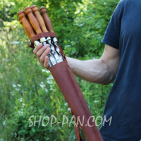 Чохол для шампурів шкіряний з гравіюванням - ідеальний подарунок