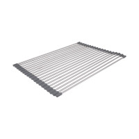 Сушарка на кухонну мийку Lidz Acsis LA01 Gray, кругла основа, для посуду 440х320 мм LDACSLA01GRA49779