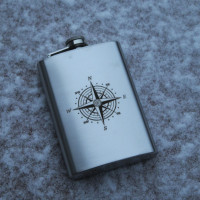 Індивідуальна фляга з гравіюванням для чоловіків