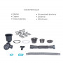 Акційний набір Lidz: мийка H7849L інтегрована крило зліва Brushed Steel 3,0/1,0 мм + Змішувач Aria для кухні з гнучким виливом (k35) Grey SD00057373