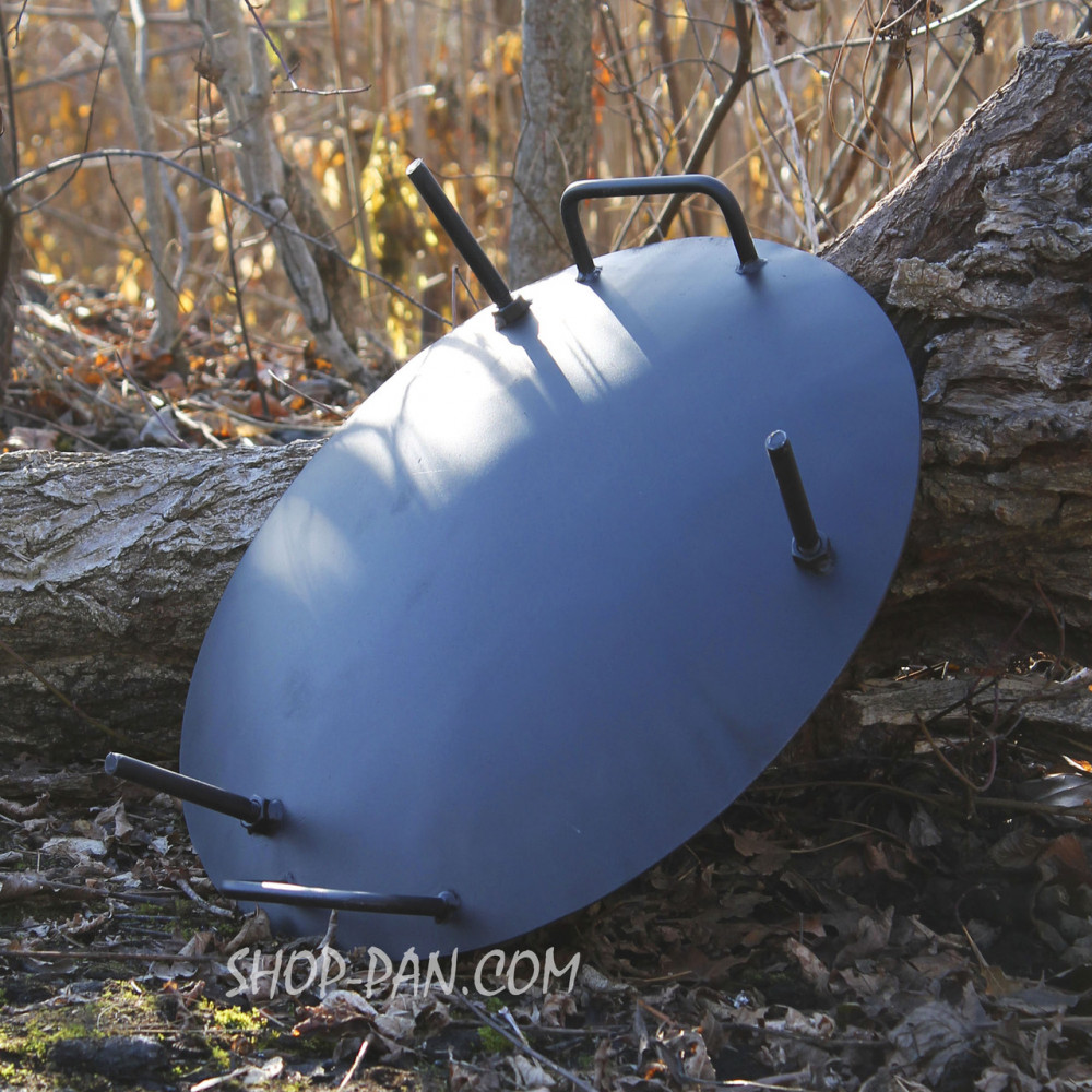 Чаша для вогню чорна термостійка 87