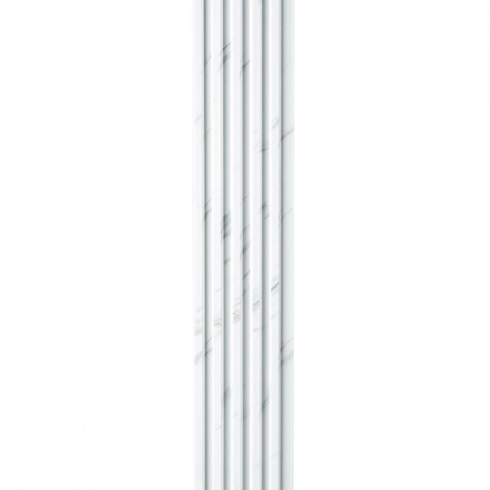 Рейка декоративная PS 2900х115х12мм Белый мрамор SW-00002134 SW-00002134