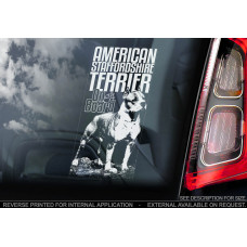 Американський Стаффордширський Тер'єр (American Staffordshire terrier) стикер