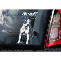 Американський Стаффордширський Тер'єр (American Staffordshire terrier) стикер