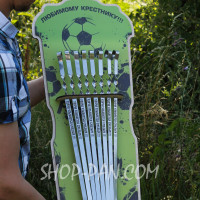 Настінна підвіска для шампурів із друком