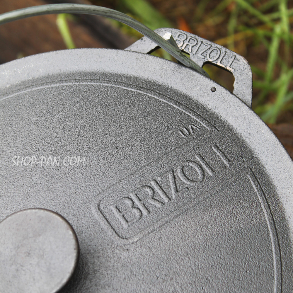 Казан чугунный Походный 10 л с треногой на разборных ножка 2425822816