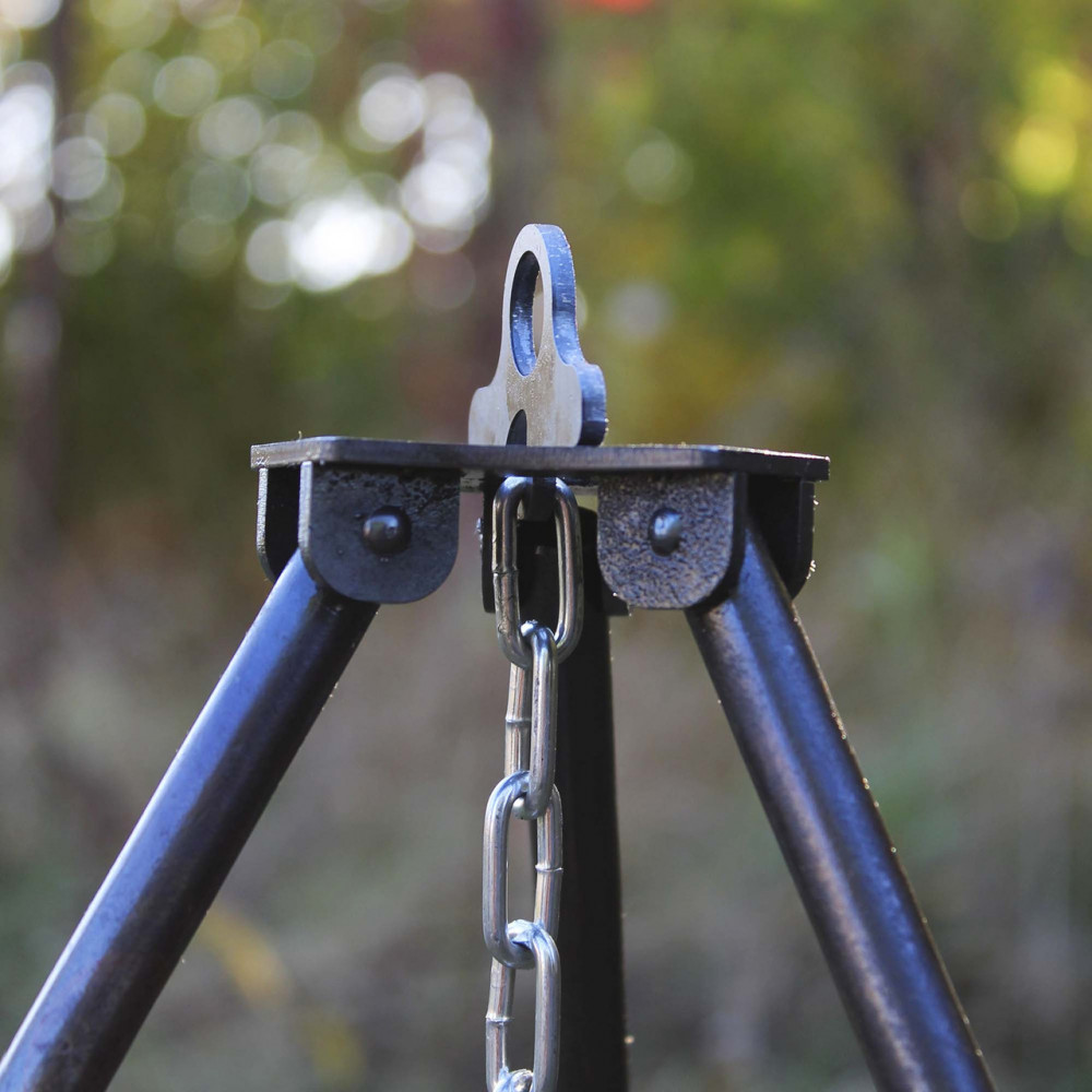 Казан чугунный Походный 10 л с треногой на разборных ножка 2425822816