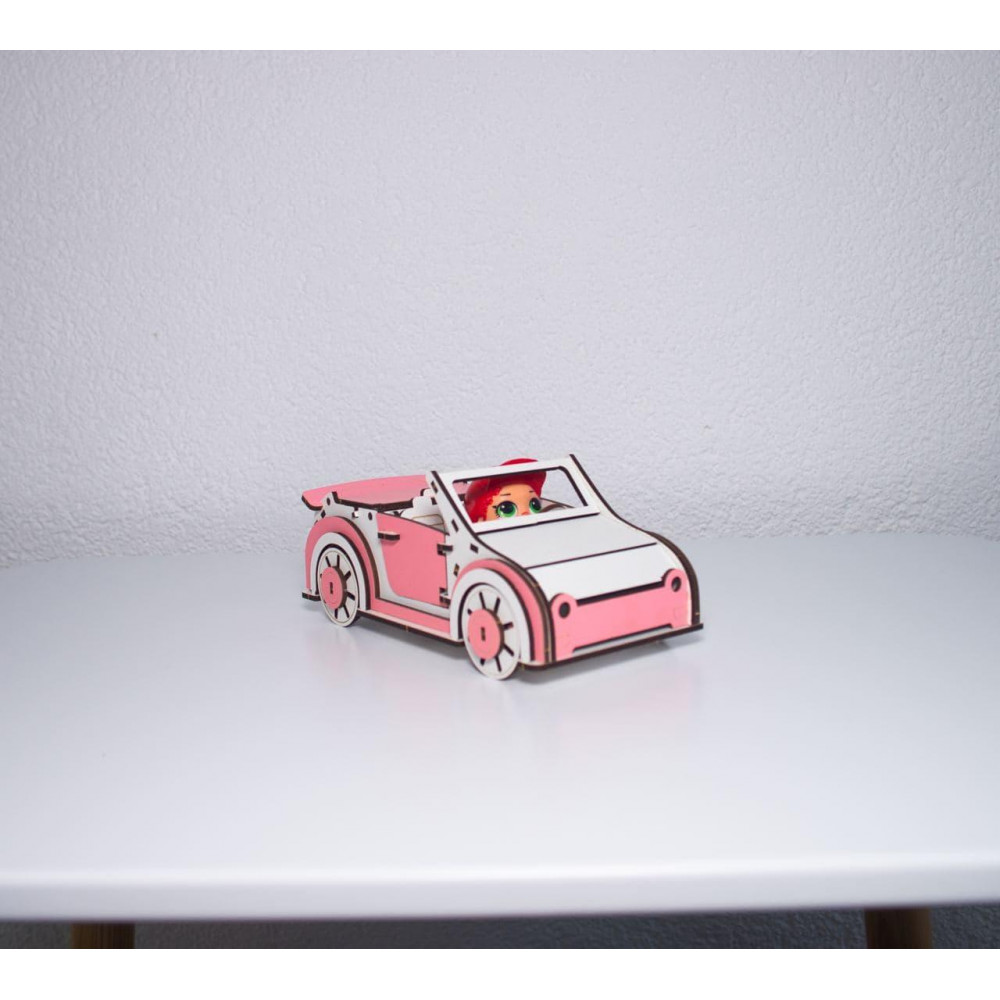 Будиночок із гаражем і машинка в комплекті 2425823475