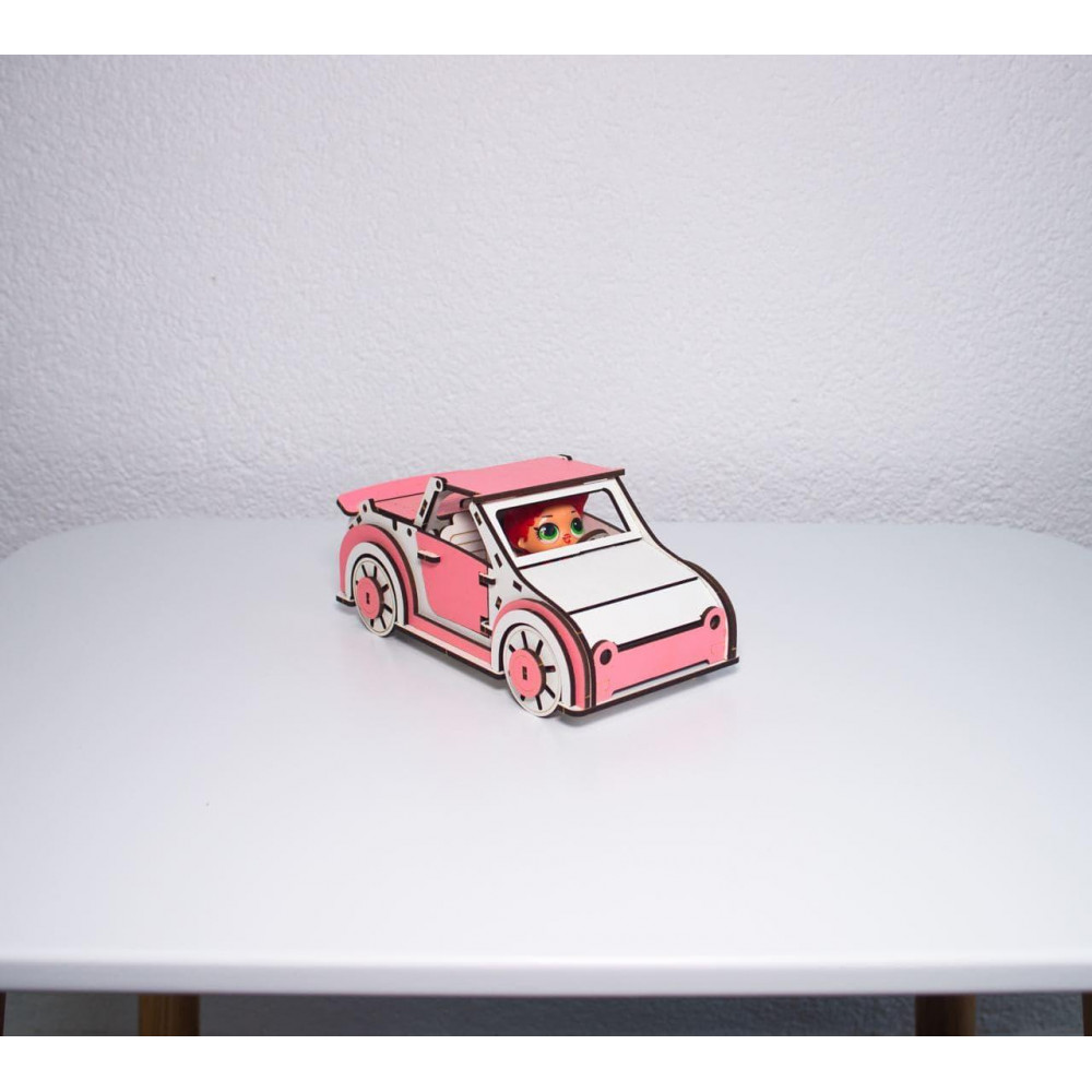 Будиночок із гаражем і машинка в комплекті 2425823475