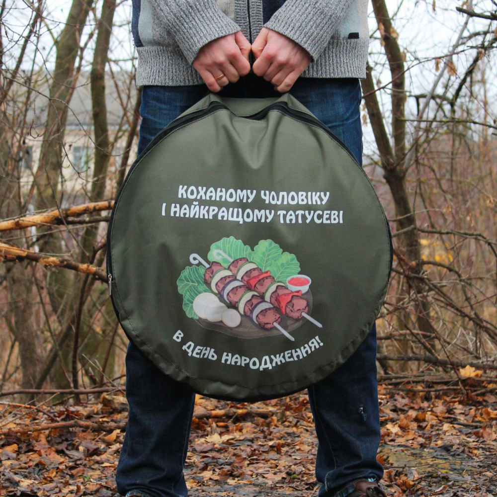 Чохол зелений (оксфорд)/сумка для сковороди з диска борони 80 см 2425825590