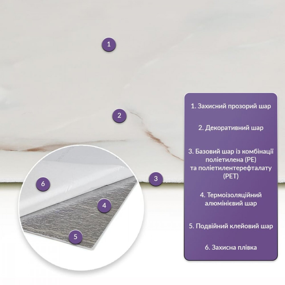 Самоклеящаяся стеновая PET плитка 600х300х2мм SW-00001678 SW-00001678