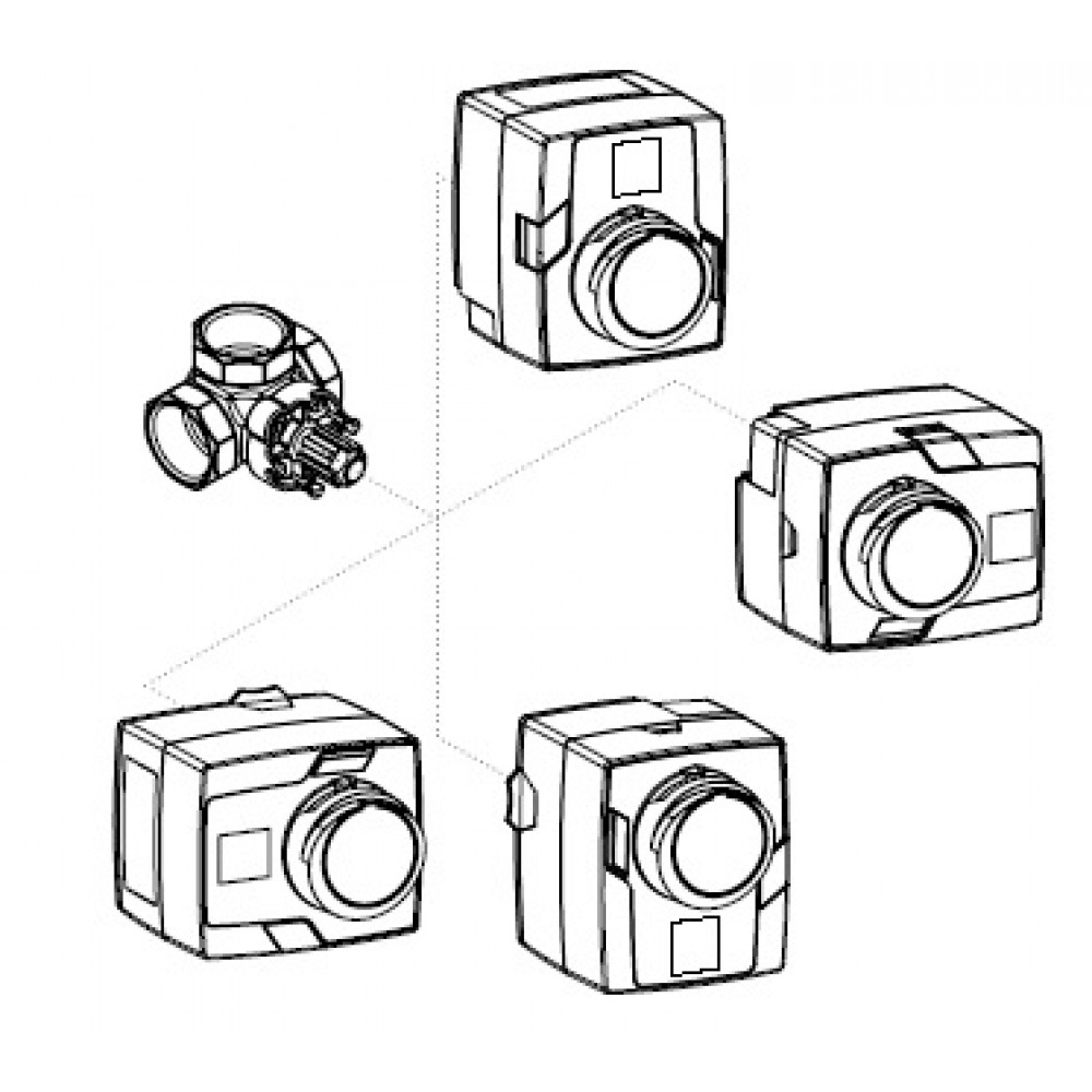 1534310 ACT343 AFRISO привід-контролер постійної температури 120сек, 230В, 6 Hм, 0-99°C 1534310