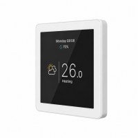 114351 Кімнатний сенсорний термостат з WiFi управлінням Tervix Pro Line WiFi TouchScren Thermostat (котел), біла рамка