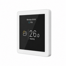 114351 Кімнатний сенсорний термостат з WiFi управлінням Tervix Pro Line WiFi TouchScren Thermostat (котел), біла рамка