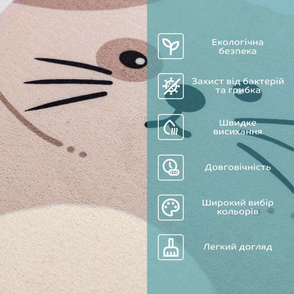 Влагопоглощающий коврик 400х600х3мм Котик SW-00002564 SW-00002564