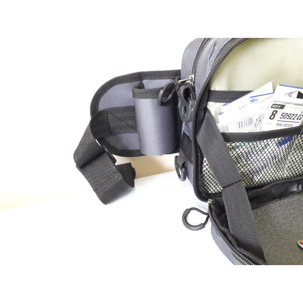 Сумка спінінгіста поясна + плече, посилена, непромокальна для риболовлі ГОРИЗОНТ- 10