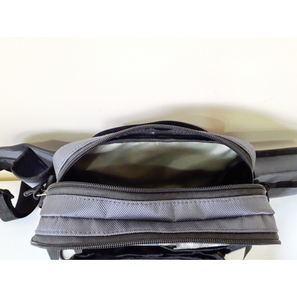 Сумка спінінгіста поясна + плече, посилена, непромокальна для риболовлі ГОРИЗОНТ- 10